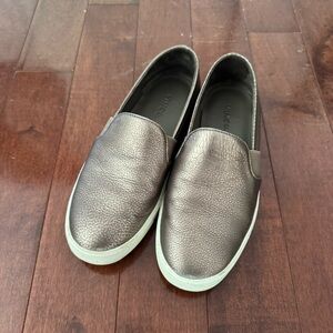 Vince Metallic Bronze Sneakers, Size 6.5